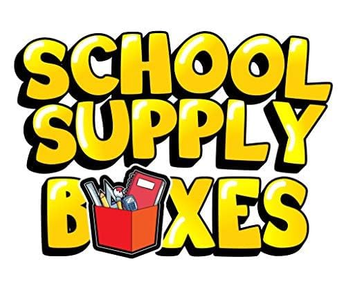 Secondary School Essentials Bundle | Case (2 Boxes) - 51 Pieces per Box | School Supply Boxes - Back to School Essentials | Includes Notebooks, Binders, Pencils, Index Cards, Highlighters, & More