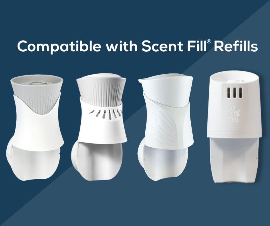 Scent Fill Relax Blend Plug in Air Freshener, 4 Scented Oil Refills