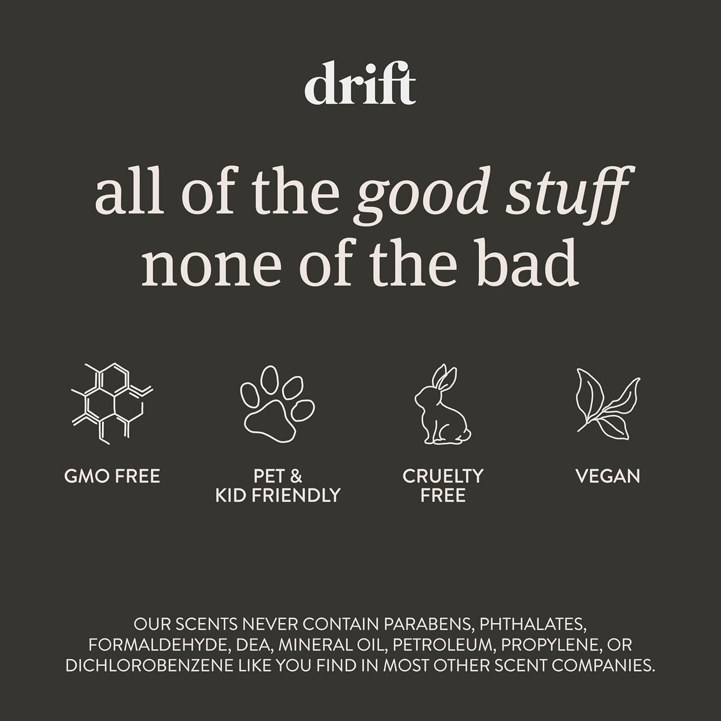 Drift Car Air Freshener - The Original Wood Air Freshener - Car Odor Eliminator - Long Lasting Scent - Auto Accessories - Metal Clip - Essential Oils - Clean Ingredients - Teak Scent Starter Kit