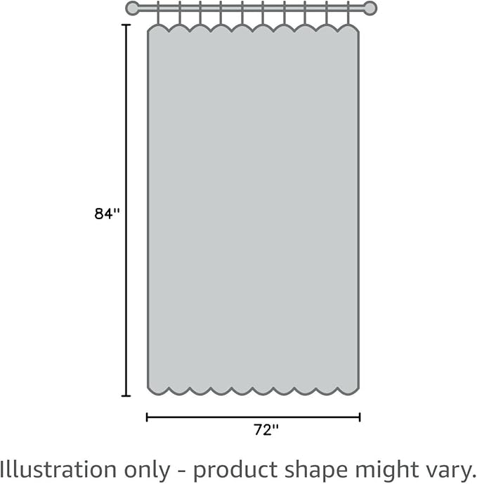Ga-Geetopia Extra Long - EVA Clear Shower Curtain Liner, Pebble Pattern 72x84 Inch Lightweight Plastic Bathroom Shower Showroom Inner Curtain with Rustproof Metal Grommets and Weighted Magnets
