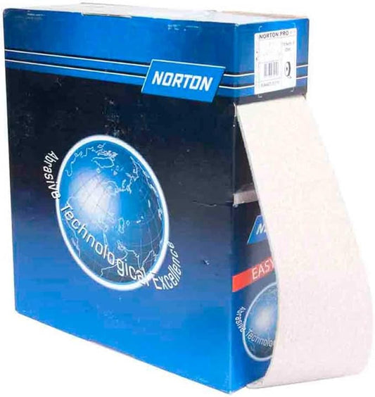 Norton 63642535316 4-1/2 in.x82 Ft. Rotolo Coated Foam Rolls, P120 Grit, 2 pack
