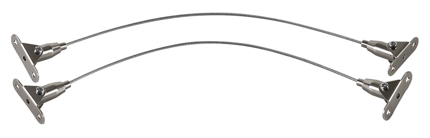 Mount-It! Furniture Anti-Tip Anchor - Steel Child Safety Straps | Secure Wall Anchors for Bookshelf, Dresser, Cabinet, Earthquake Protection for Babies and Pets, 2 Pack, Hardware Included