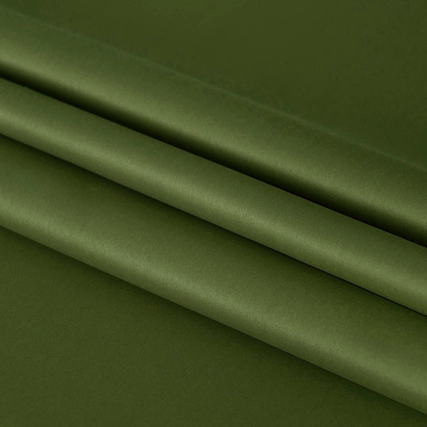 DWCN French Door Curtains – Rod Pocket Thermal Blackout Curtain for Window/Patio Doors/Doorways/Classroom/Kitchen for Privacy, 23W by 72L Inches, 1 Panel with Tieback, Olive Green