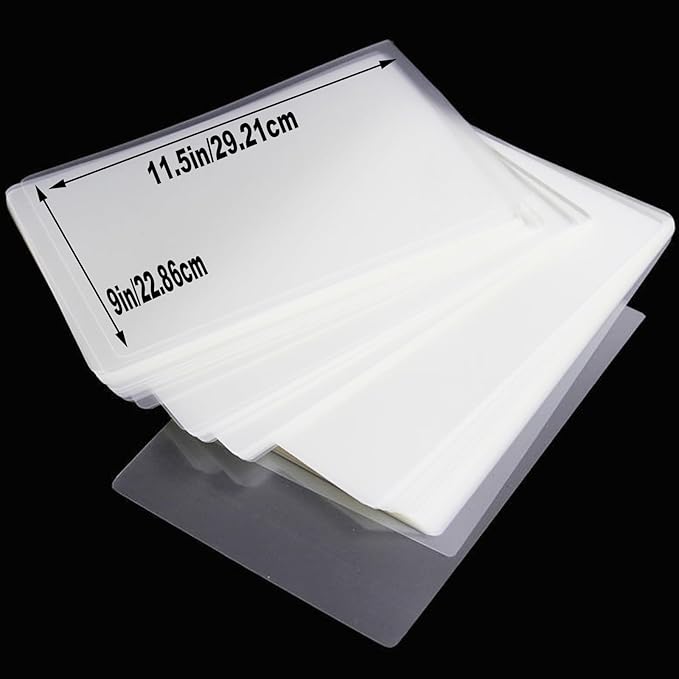 Thermal Laminating Pouches, 30 Pack Laminating Sheets for Use with Thermal Laminators, 9 x 11.5 Inches, Letter Size Sheets, 5 mil Thickness