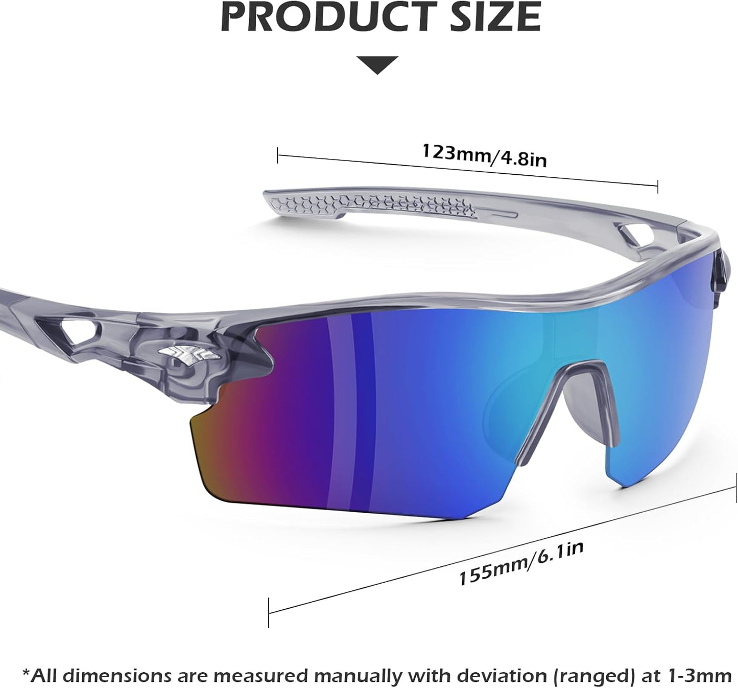OXG 12 Pack Safety Glasses for Men Women, ANSI Z87.1 Safety Goggles Impact Resistant Protective Eyewear for Work, Outdoor