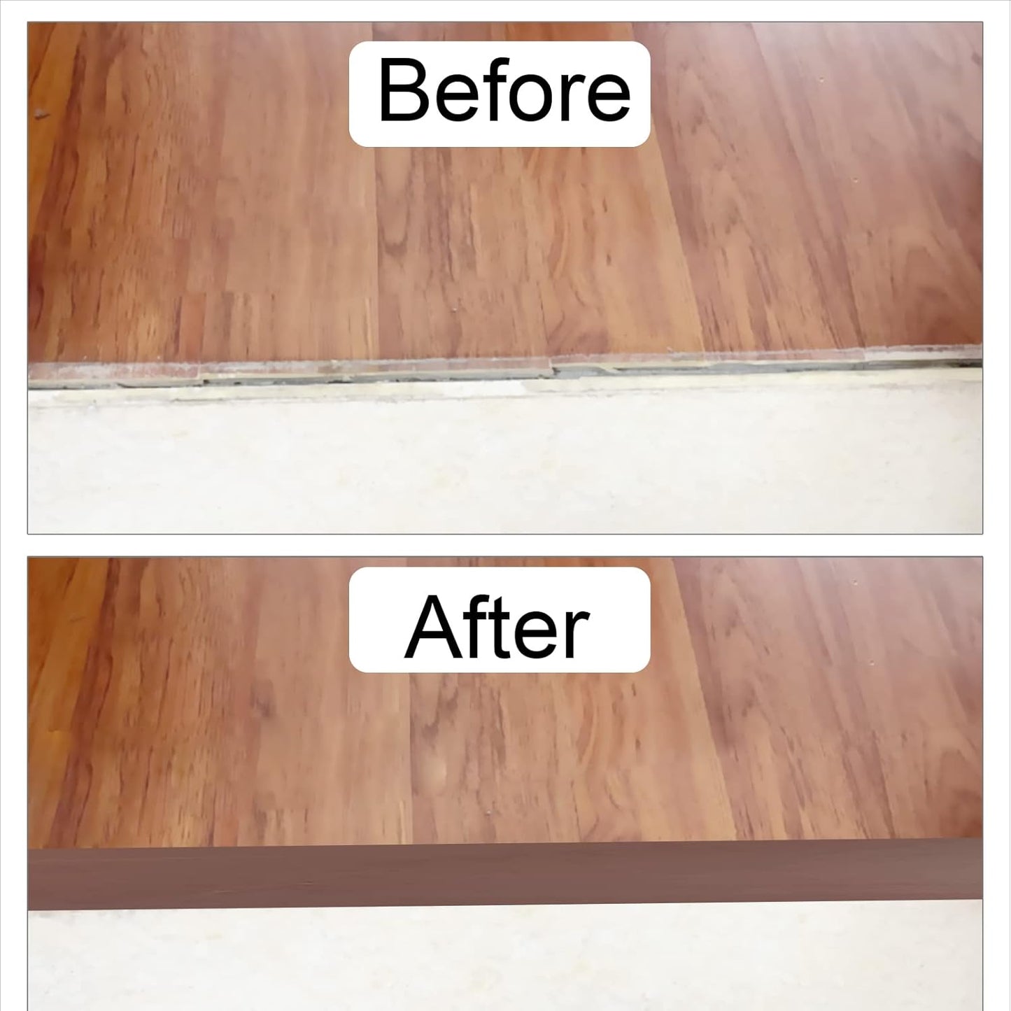 Floor Transition Strip & Self Adhesive Floor Vinyl Floor Edge Trim Laminate Floor Gap Covering Joining Strip