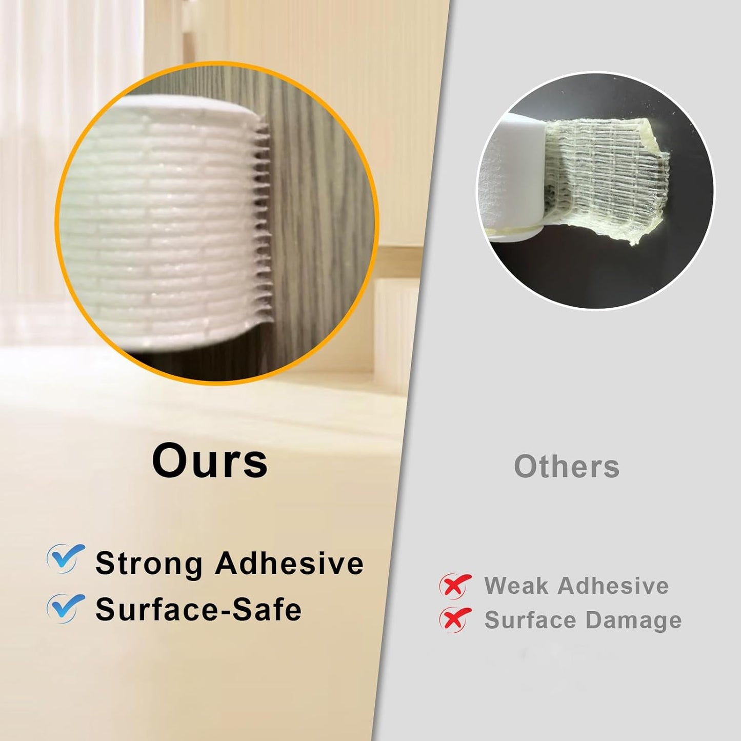 Upgraded Strong Adhesive Foam Weather Stripping Door Seal Strip Insulation Tape for Insulating Door,Air Conditioner Noise-Reduction Self Adhesive Sealing Weatherstrip(1 in x 1/4 in x 16.5 Ft)
