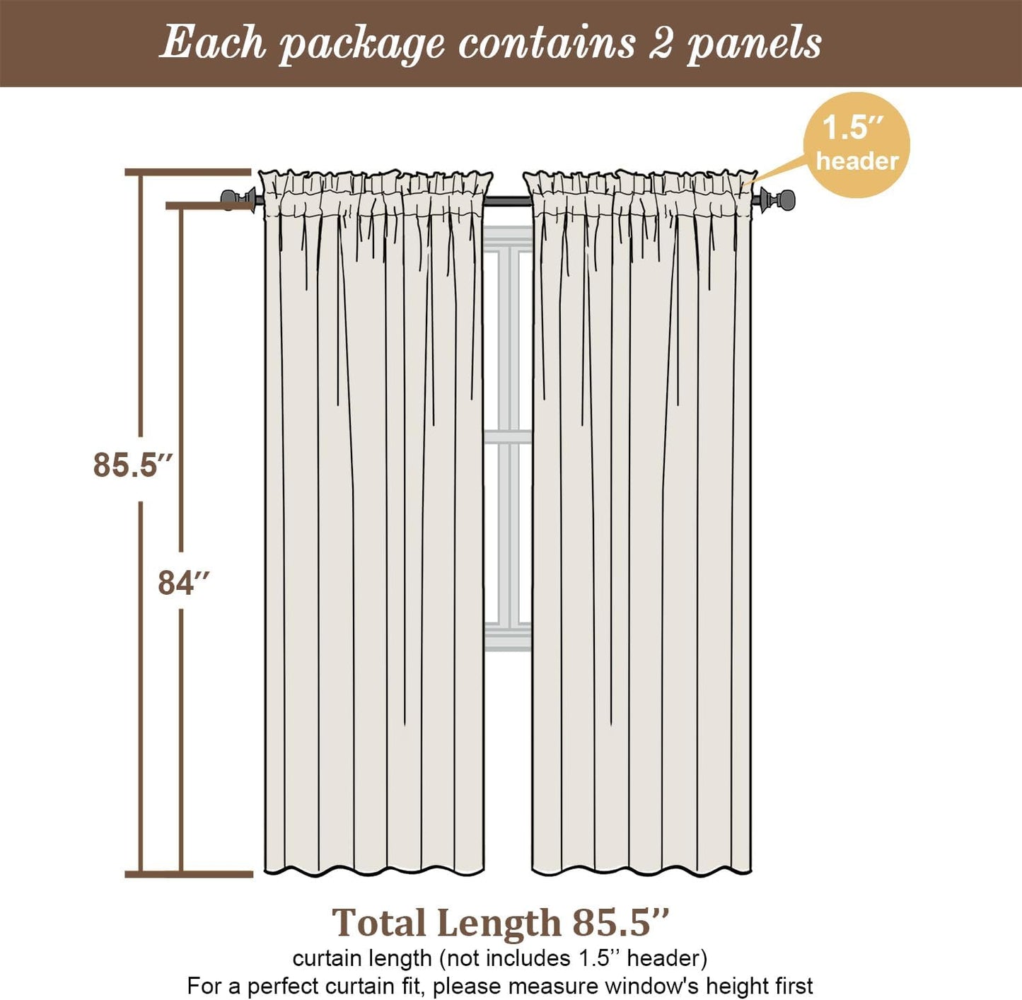 Chyhomenyc Light Pink Sheer Curtains 84 Inch Length 2 Panels, Light Filtering Cute Voile Pink Window Curtain Drapes for Girls Room，Each 42Wx84L Inches