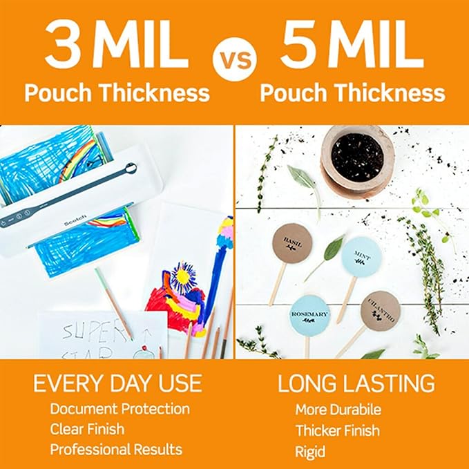 Scotch 3M Dual Laminate Refill, 12 Inches x 100 Feet Roll, Heat-Free Laminating (DL1001)