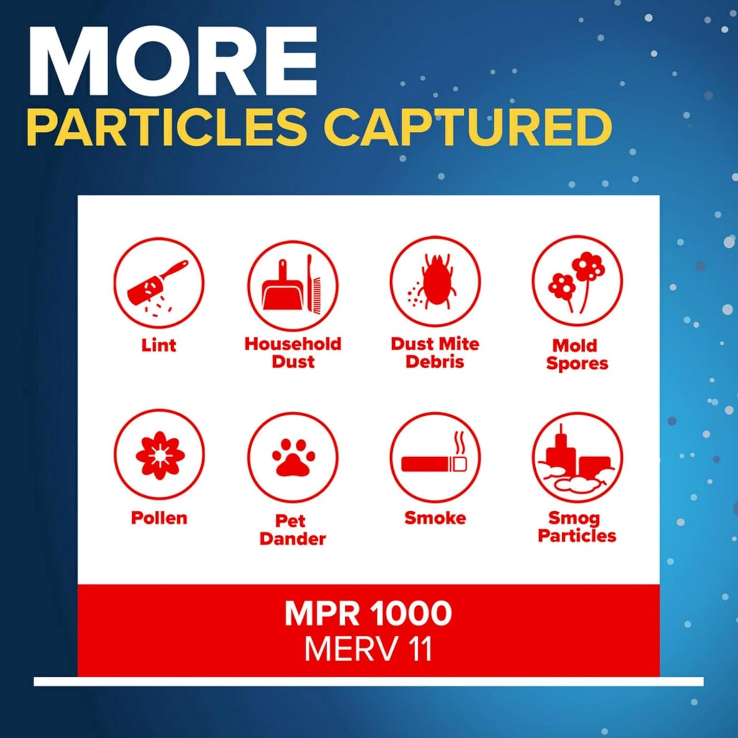 Filtrete 18x24x1 AC Furnace Air Filter, MERV 11, MPR 1000, Micro Allergen Defense, 3-Month Pleated 1-Inch Electrostatic Air Cleaning Filter, 4 Pack (Actual Size 17.81x23.81x0.81 in)