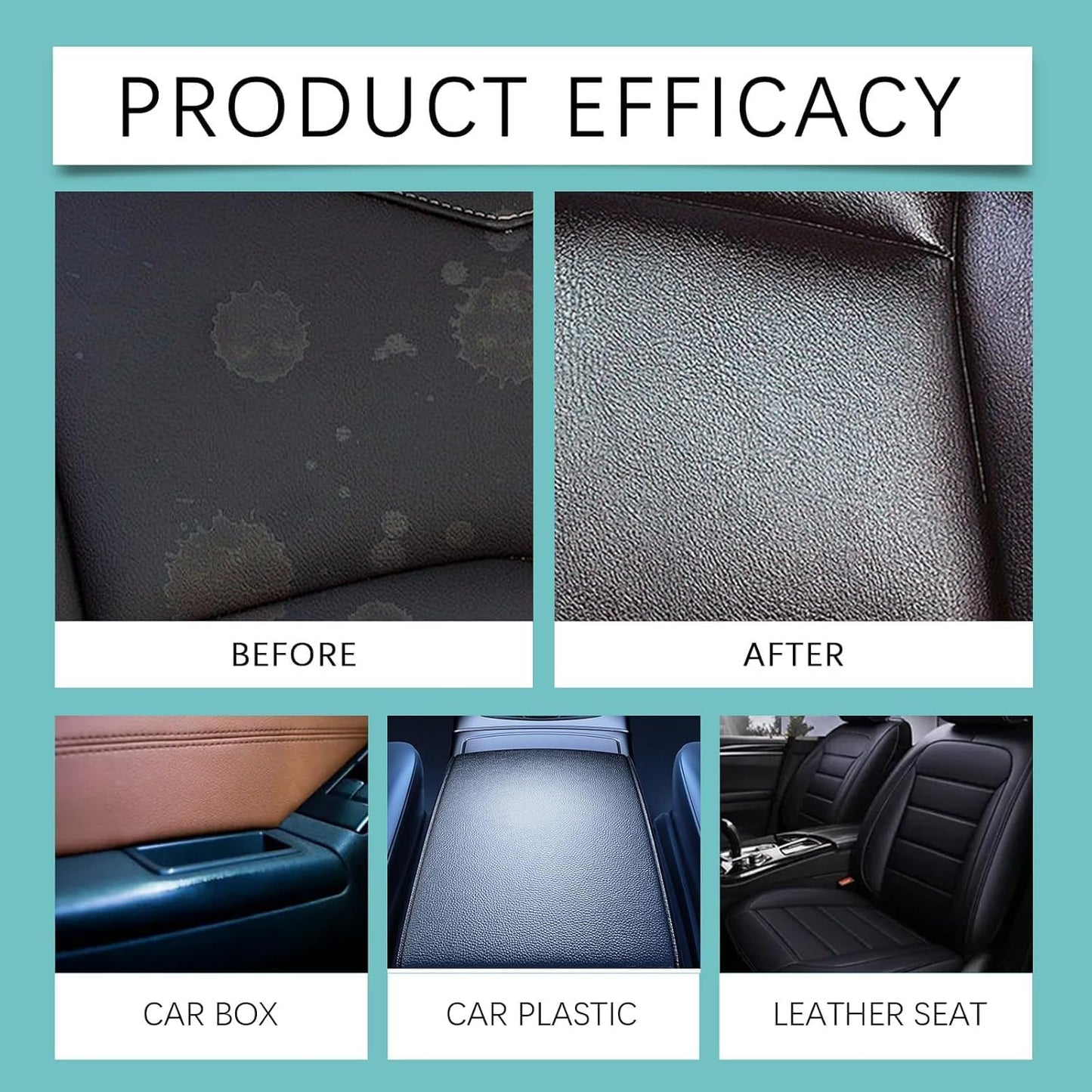Plastic Restorer for Cars,Car Plastic Restorer Black,Restore The Luster of Plastics and Rubber,120ml (2pcs)