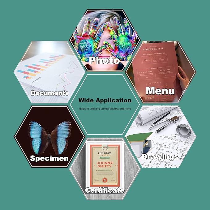 BESTEASY Thermal Laminating Pouches, 5 mil Thick, Clear 9 x 11.5 Inch Laminating Sheet Paper for Laminator, Holds 8.5 x 11 Inch Letter Size Sheets（2000 Pack）