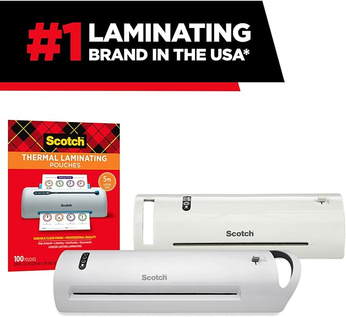 Scotch Thermal Laminating Pouches, 8.9 x 14.4-Inches, Legal Size, 20-Pack (TP3855-20)