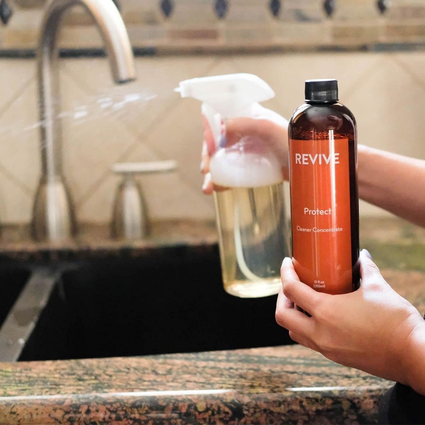 REVIVEEO Protect Cleaner Concentrate Multi-purpose, All-purpose, Concentrated, Mopping, Nontoxic, Plant Based