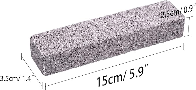 Chinco 14 Packs Pumice Stick for Cheaning, Pumice Scouring Stone Pad Removing Stain Grime Without Leaving Scratches for Kitchen Oven Stove Home Bathroom Toilet Pool House Cleaning Supplies