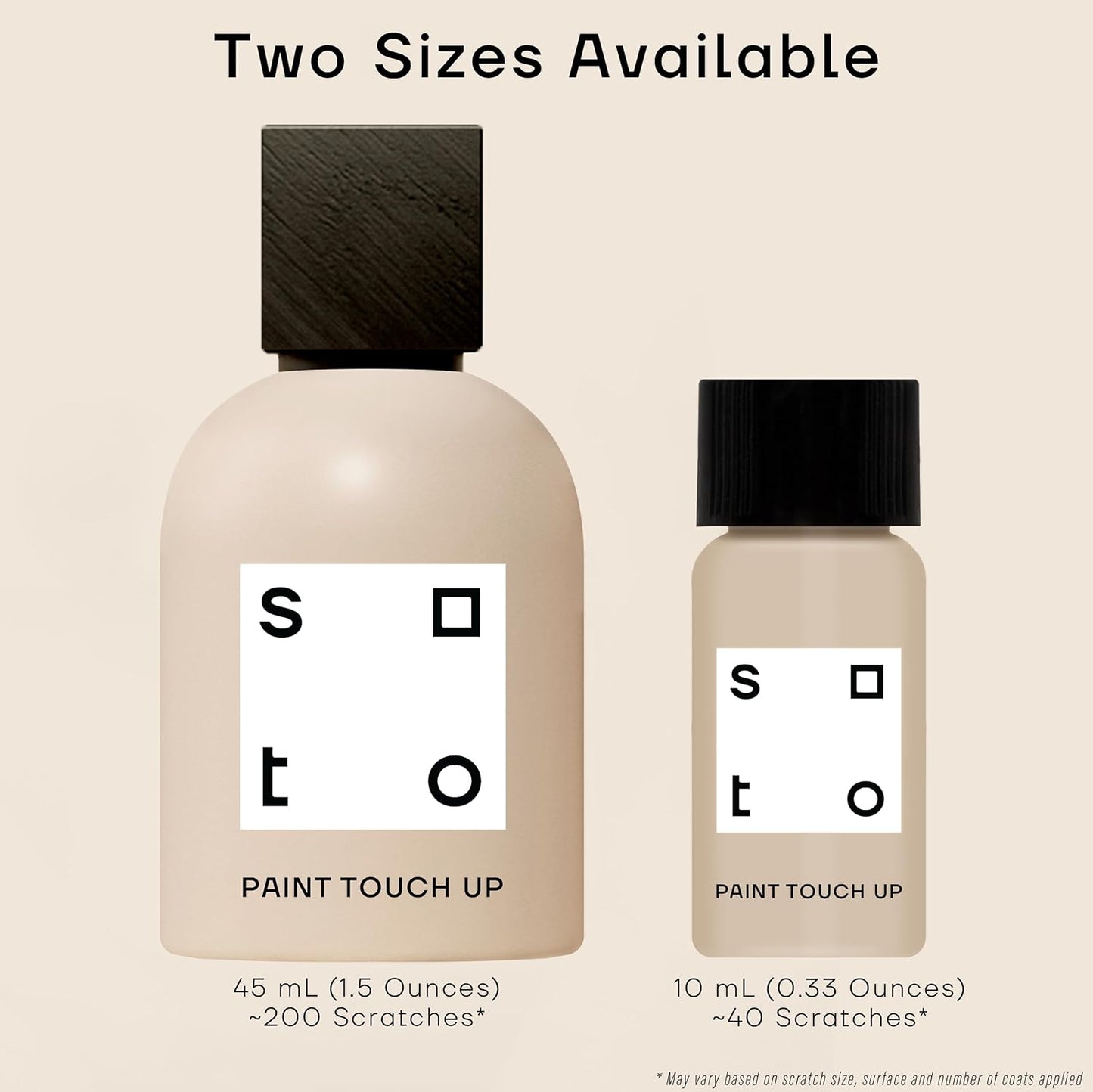 soto Gray Paint Touch Up, Multi-Surface, Matte Finish (No. 72 Hasami Grey) — 10 Milliliters of Scratch Repair for Furniture, Walls, Cabinets, Trim, Doors, Indoor/Outdoor