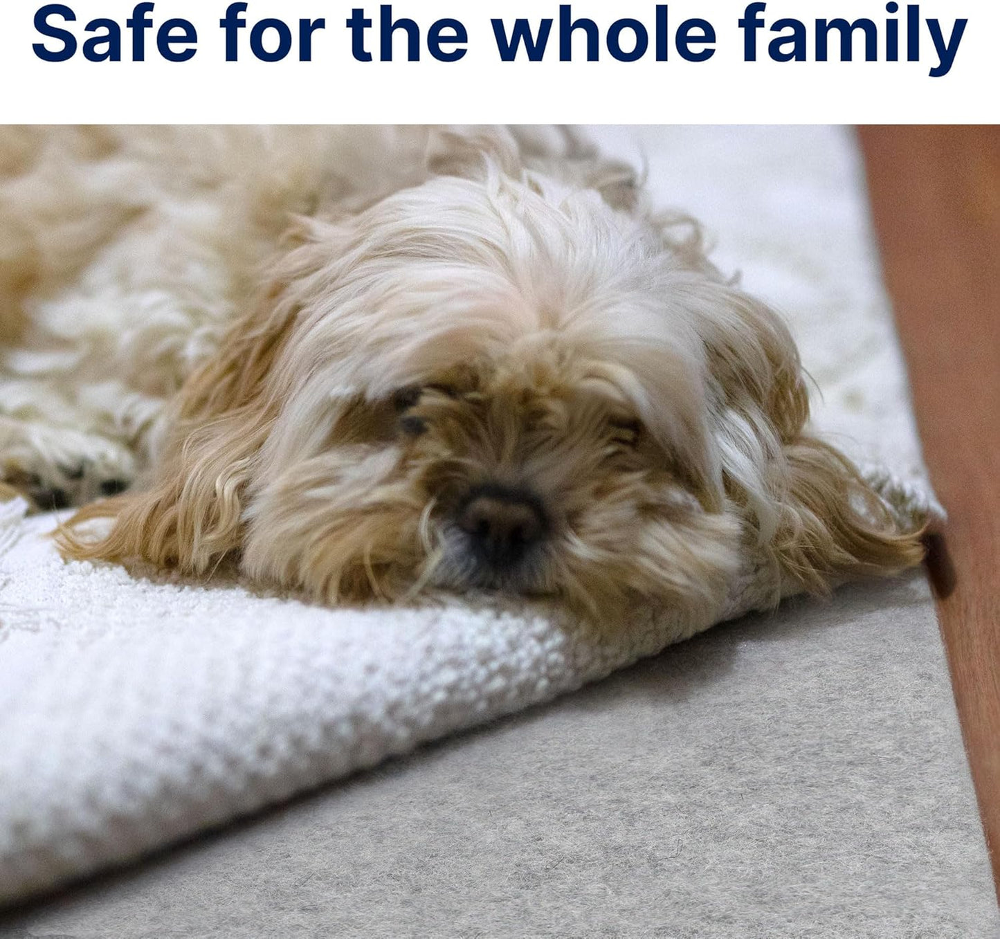 RUGPADUSA - Eco-Plush - 12' Square - 1/4" Thick - 100% Felt - Premium Cushioned Rug Pad - Available in 3 Thicknesses, Many Custom Sizes