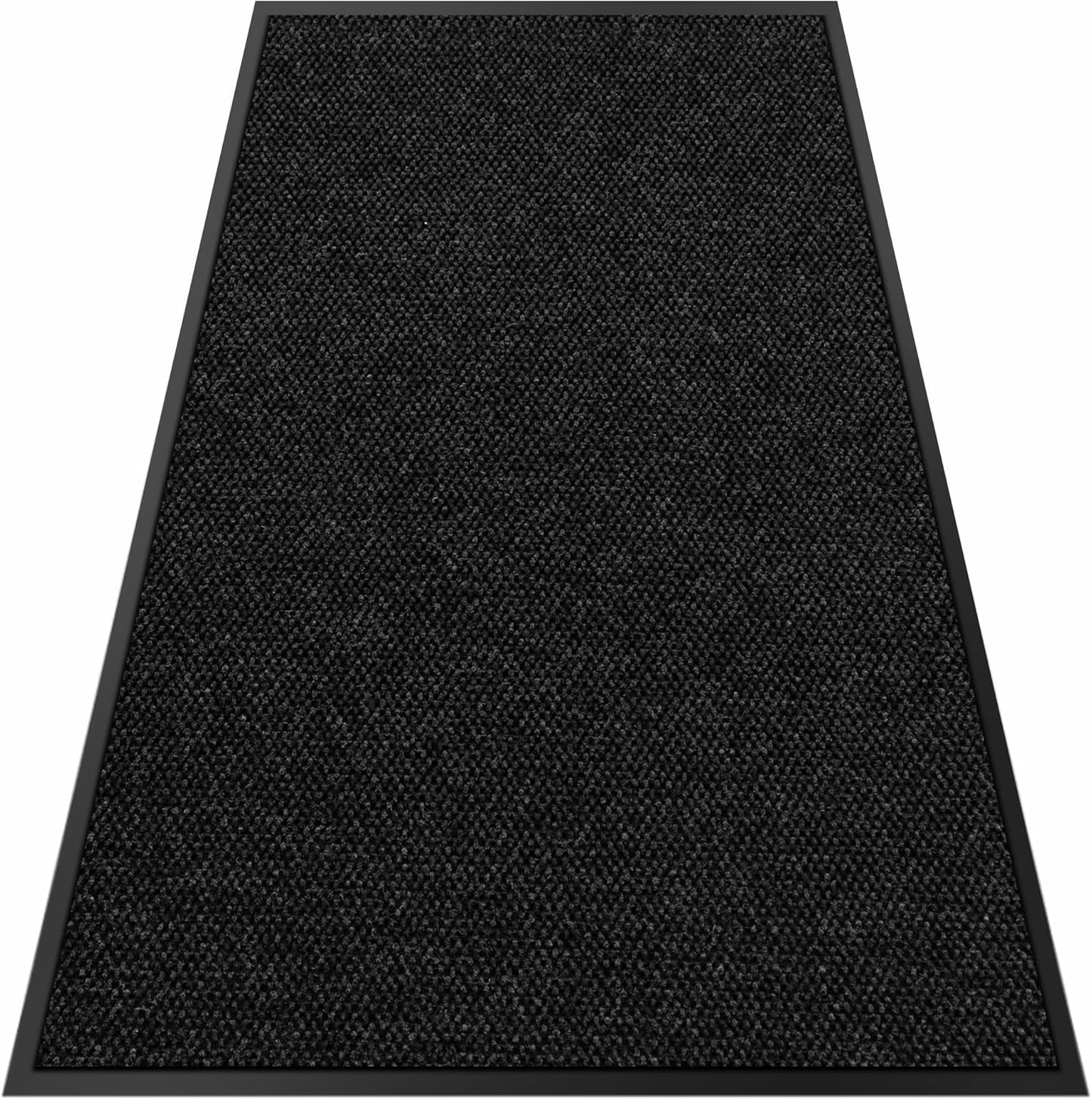 4′ x 16′ Front Door Mat Indoor Outdoor Entrance, Commercial Floor Mat Heavy Duty Dirt Trapper Entryway Doormat, Custom Size Non Slip Rubber Backing Welcome mat, Door Mat for High Traffic Area