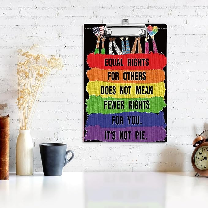 Plastic A4 Clipboards, Cute Fashion Clipboard Decorative, 12.2" x 8.7" Standard A4 Size Clipboards, Plastic Acrylic Clipboard for Teacher, Social Worker, Students,Women, Office Supplies (Black)