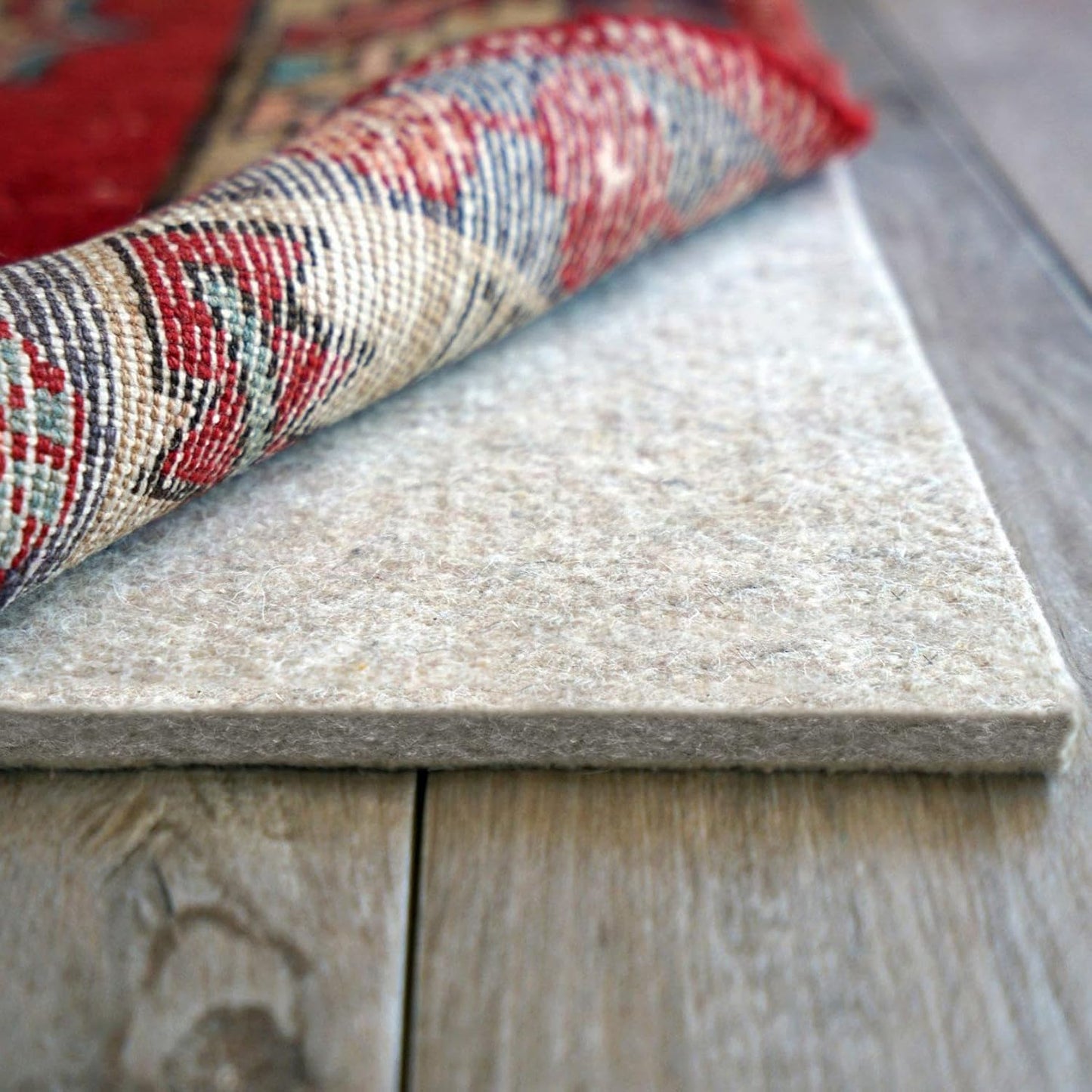 RUGPADUSA - Eco-Plush - 11'x13' - 3/8" Thick - 100% Felt - Extra Cushioned Rug Pad - Available in 3 Thicknesses, Many Custom Sizes