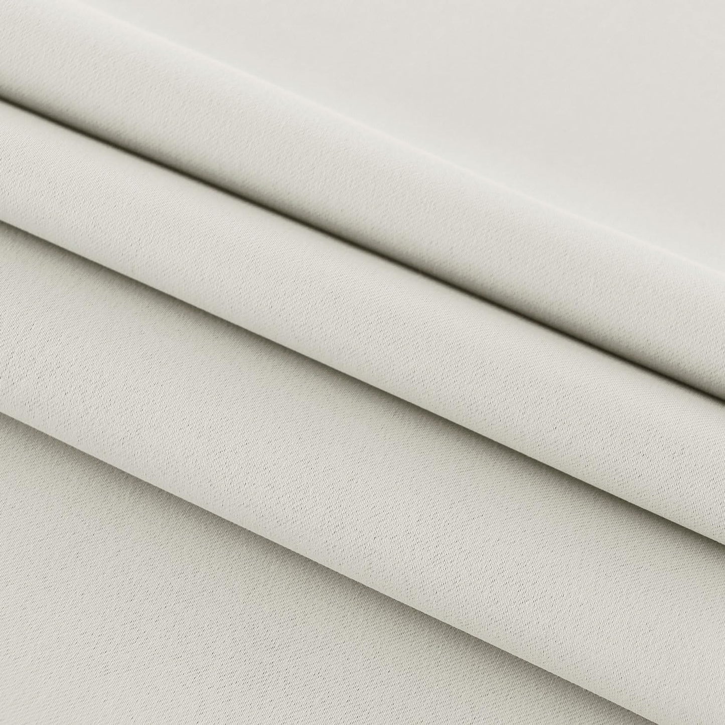 DWCN French Door Curtains – Rod Pocket Thermal Blackout Curtain for Doors with Glass Window, Kitchen and Patio Doors for Privacy, 54 X 72 Inches Long, 1 Curtain Panel with Tieback, Ivory