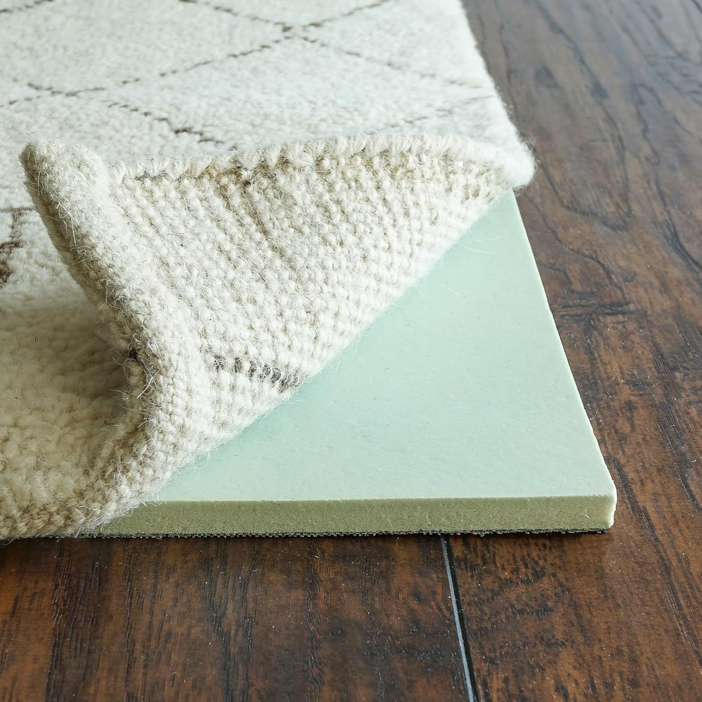 RUGPADUSA - Cloud Comfort Memory Foam - 10'x13' - 7/16" Thick - Luxurious Cushioned Rug Pad - Water Resistant