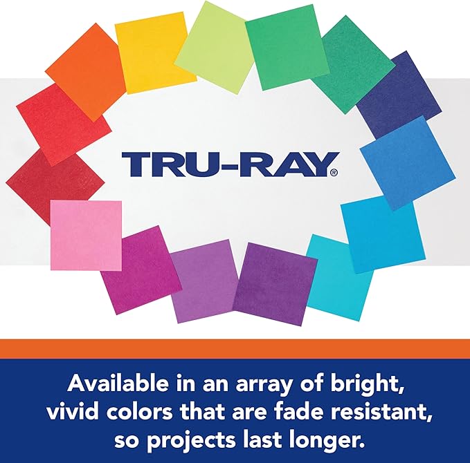 Tru-Ray Construction Paper 9x12" Cool Color Assortment