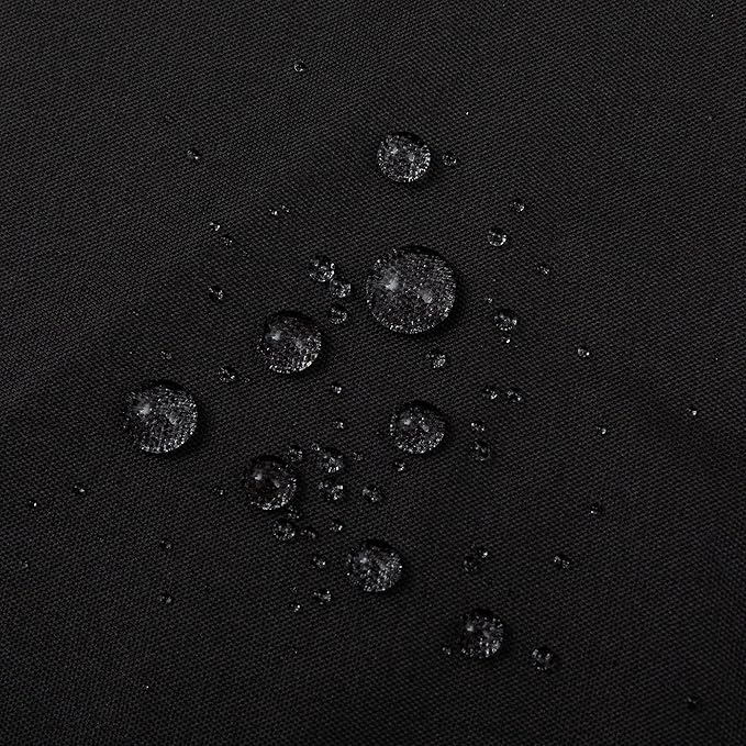 ALYVIA SPRING Long Fabric Shower Curtain Liner Waterproof - 72" x 78", Soft & Lightweight Long Shower Curtain with 3 Magnets, Machine Washable - 72x78, Black
