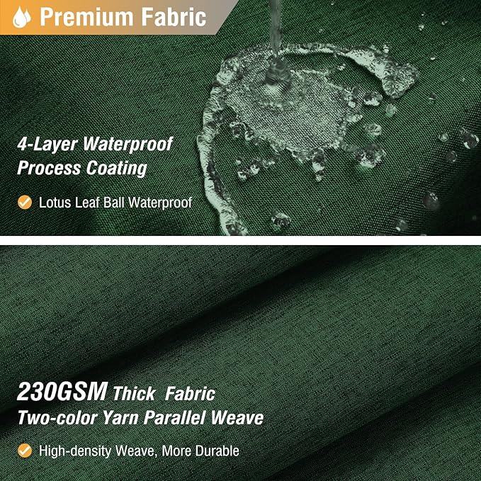BTTN Extra Long Fabric Shower Curtain, 84 Inch Linen Textured Heavy Duty Cloth Shower Curtain Set with 12 Plastic Hook, Large Hotel Luxury Polyester Shower Curtain for Bathroom,72x84, Emerald Green